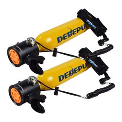 2x mini sukellussäiliö vedenalainen hengitys sukellus snorklausvarusteet sukellusvarusteet sukellusvarusteet