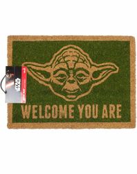 Star Wars Unisex Coir Door Mat Grønn Yoda - En størrelse One Size