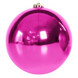 Hopeup Electroplate Christmas Balls Anheng DIY Plastic Xmas Ambience Festival Balls Anheng Party Rekvisita Rose rød