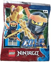 LEGO Ninjago Cole + Hammer minifigur 10 Foliepakke sæt 892290