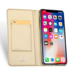 AIR PU sag med kort lomme til Apple iPhone 7 Plus / 8 Plus - Guld