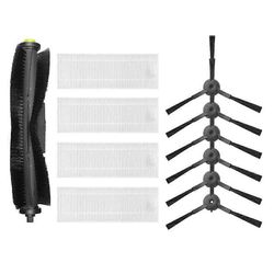 360 Robot Vacuum S10 X100 Max -varaosat, lisävarusteet, pääharja, sivuharja, Hepa-suodatin Kuten