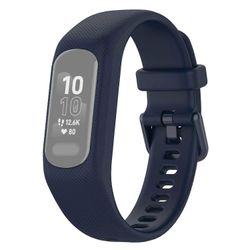 Garmin Vivosmart 5 Käsivarsinauha Silikoni Kellon Ranneke Kotelolla - Laivastonsininen Monivärinen Navy Blue