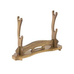 puinen asenäyttö jalustan tukipidike juhlalahja lisävaruste kotifestivaalin lomajuhlien koristeluun Kaksikerroksinen suuri soli