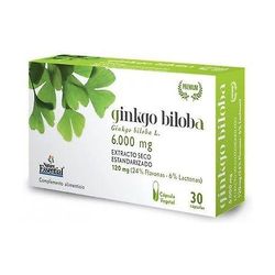 Nature Essential Ginkgo Biloba 6000 mg 30 capsules