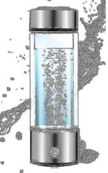 Brintgenerator vandflaske 400 ml, ægte molekylær brintrig vandgenerator ionisator maker maskine -n4870