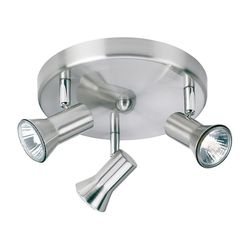 Firstlight Lighting Magnum 3 Let flush børstet stål, GU10