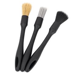 Bilvask Brush Kit Utvidet Avtagbare børster Bilrengjøringsverktøy Dashboard Rim Brush Head Auto Deta