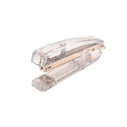 Wxgkv Student Ultra Clear Kontorrekvisita Stiftemaskin Rose Gold Desktop Stapler