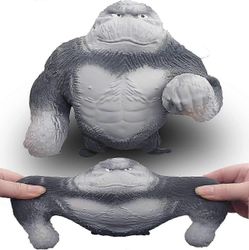 Stretch Monkey Toy, Figuuri lapsille ja aikuisille, Pura ja purista stressiä Gorilla-lelu, Stressin lievityslelu lapsille, Aistilelu ahdistukseen, ...