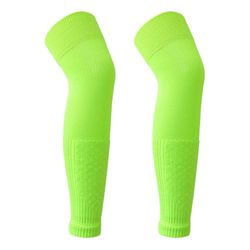 pidennys kiinteä urheilu polvisuoja puristustyyny luistamaton side jalkatuki legging pitkä polvisuoja polvi lämmin hiha fluoresoiva keltainen