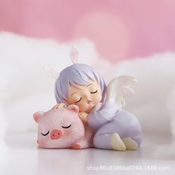 Ceyue Creative Resin Crafts Home Fantasy Girl's Heart Room Dekoration Gave Annie Baby Cake Car Ornament 6
