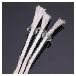 ZENGO 6kpl lasiputkiöljylampun sydänpidikkeen sovitin 4,7 tuuman valkoisella