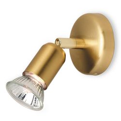 Firstlight Lighting Firstlight Runner - 1 Light Single Spotlight Børstet Messing, GU10