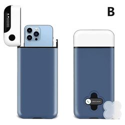 Matkapuhelimen lukituslaatikko ajastimella, auttaa olemaan itsekuria ja keskittymään sininen