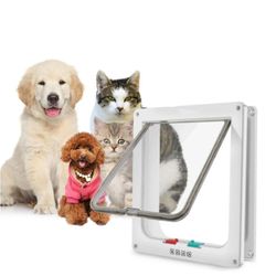 Pet Gate Dør Kit hvid M