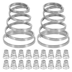 20kpl pikalukituspyörän vartaat jousipyörä nopeasti irrotettava akselin jousiosa Hopea 1.20X1.00X1.00CM