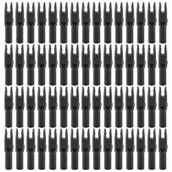 60 kpl jousiammuntanuolia, jänneväli 6,2 mm, nuolet, jänneväli 6,2 mm, tee-se-itse-metsästysammuntoihin, nuolien yhdistelmä Musta