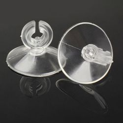 10pcs /parti 25mm Plastic Aquarium Sugekop Holder Fish Tank Sucker