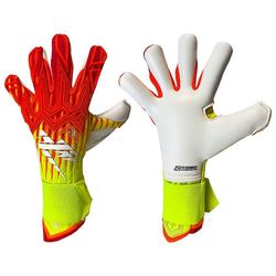 Kaliaaer RE:GEN Rapid Fire Reverse Sekure Cut Lasten maalivahdin käsineet Punainen/keltainen 2