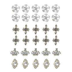 Negle Charmsnail Alloy Dekorationer Diy Gem Jewel Charms Tilbehør