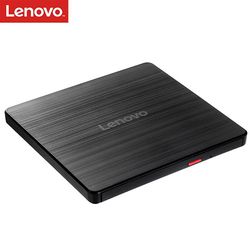 Lenovo GP70N USB2.0 ulkoinen optinen asema DVD-tallennin kompakti muotoilu tukee lukemista Tallennus Plu