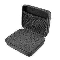 1kpl 12 paikkaa 5ml 10ml 15ml tilavuus eteerinen öljypullo iskunkestävä pussi kantolaukku rullapullo säilytyspussi pudotuspullo EVA kovan kuoren su...