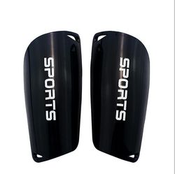 Yunshu Fodbold Shin Guard Pads for unge voksne letvægts beskyttende fodboldudstyr sort 18*10cm