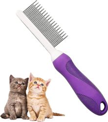 Pet Comb Long &Short Rostfritt Stål Tänder För Acsergery Dog &Cat Comb Metal Dog Gift