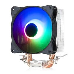 RGB LED-radiator CPU-kjølevifte kjøleribbekjerne for Intel-sokkel LGA 115x / 775 / amd