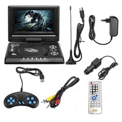 Kannettava 7,8 tuuman TV Kodin auton DVD-soitin HD VCD CD MP3 HD EVD-soitin TV / FM / USB / Game Function-EU picture color