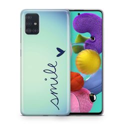 König Case Phone Protector til Samsung Galaxy A5 (2017) Case Cover Bag Bumper Cases Smil Blau Samsung Galaxy A5 (2017)