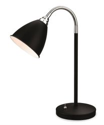 Firstlight Lighting Bari 1 Lys bord lys sort med Krom, E14
