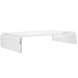 Kirkas akryylinäppäimistön kansi jalustalla – pölysuoja kissoille ja lemmikeille, tyylikäs kotitoimistotarvike Läpinäkyvä 40x20cm