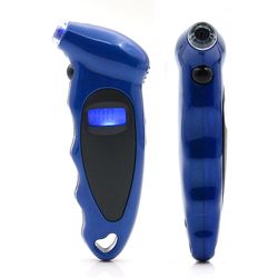 Bästa kvalitet Digital däcktrycksövervakning Bildäcktrycksmätare Tryckmätare 0-150 Psi Bakgrundsbelysning Hög precision Blue