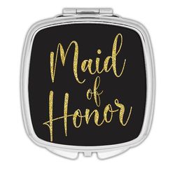 Xpgifts Gave Kompakt Spejl: Maid of Honor Faux