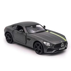 1:36 Mercedes AMG GTS Diecasts -automalli SupercarToy Vehicles vetää takaisin metalliseosta keräyslahjaksi F332 GTS mattaharmaa