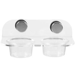 1 Aseta magneettinen matelijan ruokintakuppi Gecko-syöttölaite reuna Ruokavesikupit Astiakulho liskohämähäkille 12.00X6.50X5.50CM