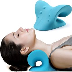 Nakke skulder båre Relaxer Cervical Kiropraktik Traction Device Pillow For Pain Relief Cervical Spine Alignment Gift