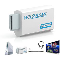 Wii Til Hdmi-adapter, Wii til Hdmi Converter-stik understøtter alle Wii-visningstilstande
