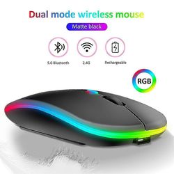 Ladattava langaton Bluetooth-hiiri Musta