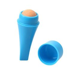 Coosilo Face Oil absorbere ball roller vulkansk sten ansigt T-zone olie fjernelse rolling stick blå