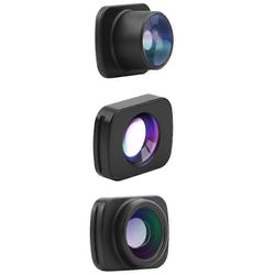 3-in-1 laajakulmainen makrokalansilmäobjektiivikamerasarja DJI Osmo Pocket / 2 Vlog Pocket Handheld Gimbal Le Musta
