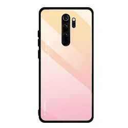 AIR Unikt stødsikkert hærdet glasetui til Xiaomi Mi Mix 2S - gul pink