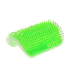 Katte Brush Corner Cat Massage Self Groomer Comb Brush, Grøn Farve