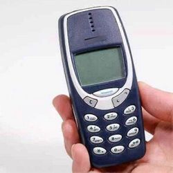 Vanhusten matkapuhelin 3310 ei-älykäs 2G-avainpuhelin suuri avain vanhusten matkapuhelin - yyds sininen