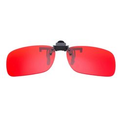 Clip on Glasses Linssi vihreänä parantaa lasten värinäytteitä Paranna värin havaitsemista Väriheikkouslasit punainen kalvo
