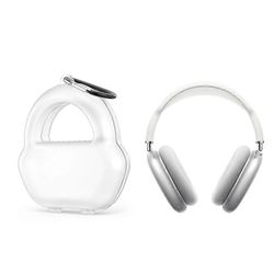 AirPods Max 2024 (USB-C)/Max kannettaville matkakuulokkeille kantolaukku Bluetooth-kuulokkeiden säilytyskotelo Monivärinen White