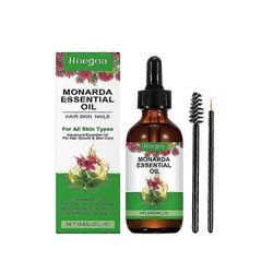 Monarda Essential Oil - Hiusöljy, Ihonhoitoöljy, Ripsiöljy - Kosteuttava, Hiusten Kasvu & Anti-Agin 1pc