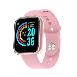 B57s Puls Tryk Oxygen Fitness Tracker Smart Watch Gylden+pink